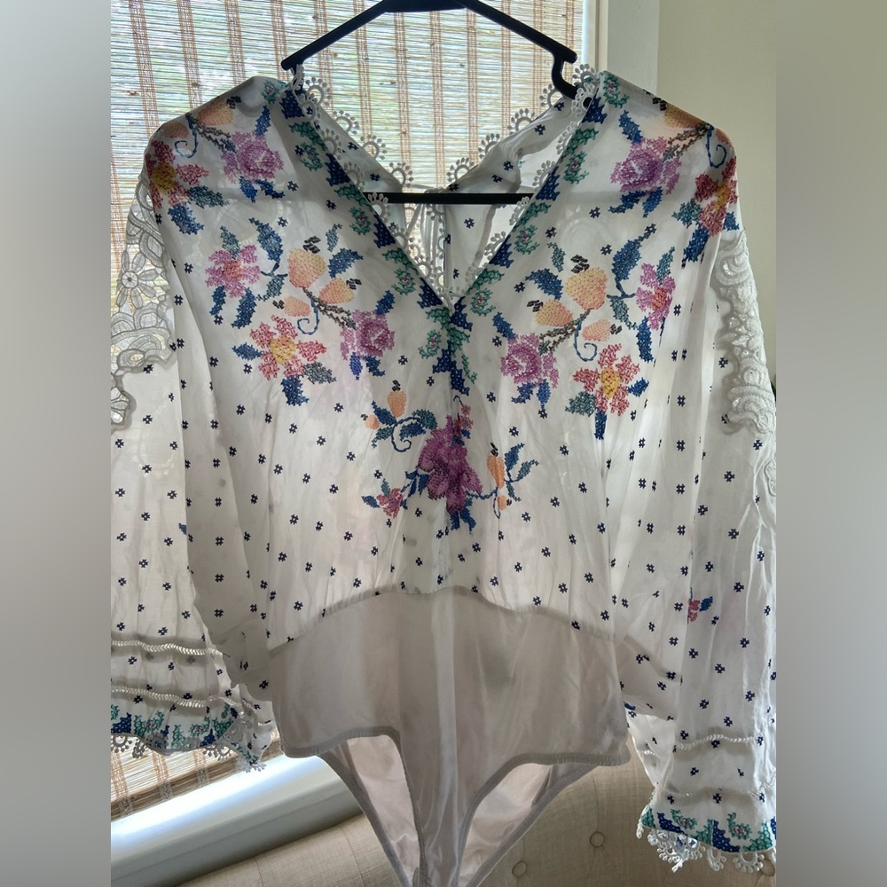 FARM Rio Cream Blouse